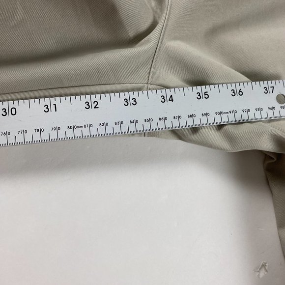 NWT LL Bean Wrinkle Free Khaki Chino Pants Mens 34 x 34 Comfort Waist Cotton - Picture 12 of 12